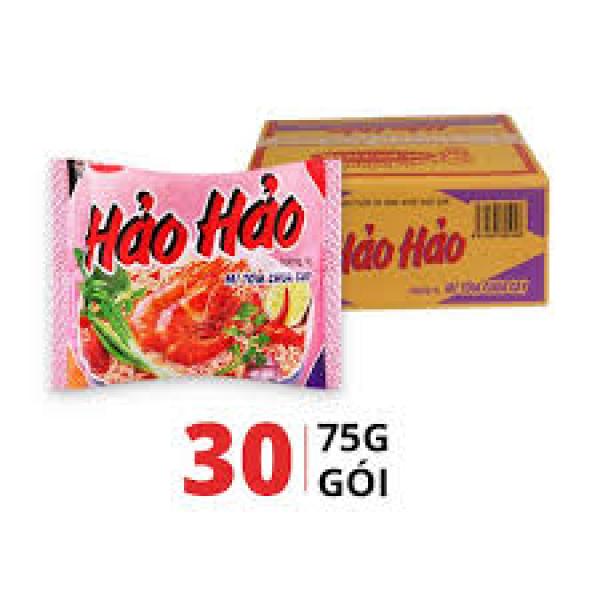 Thùng Mì Ăn Liền Hảo Hảo Tôm Chua 